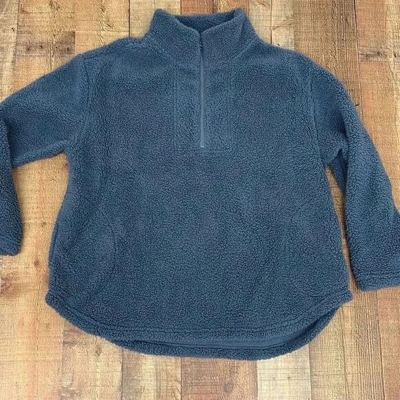 Koolaburra Jackets & Blazers - Koolaburra by UGG Brushed Back Sherpa 1/4 Zip Pullover